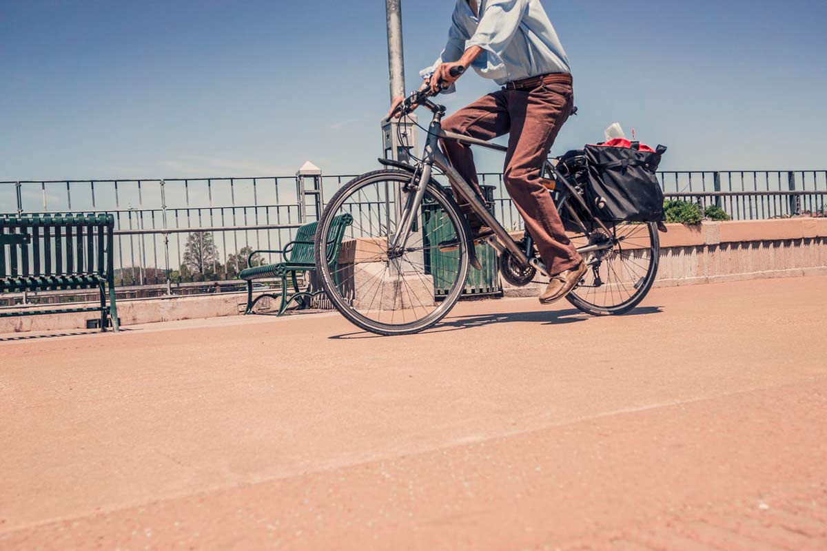 am i allowed to ride my bike on the sidewalk